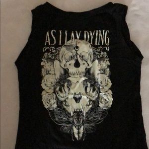 Juniors As I Lay Dying sleeveless tee